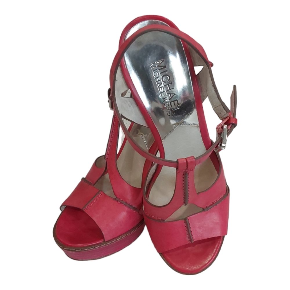 X Michael Kore Pink High Heel Shoes size 6